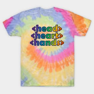 Geeks 4 Peace - Open Head, Open Heart, Open Hands T-Shirt